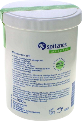 SPITZNER Massagecreme soft - 1000ml
