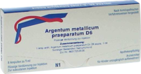 ARGENTUM METALLICUM praeparatum D 6 Ampullen - 8Stk