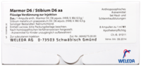 MARMOR D 6/Stibium D 6 aa Ampullen - 8X1ml