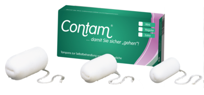 CONTAM Vaginaltampon Startset mini/regular/extra - 3Stk