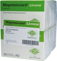 MAGNESIOCARD 2,5 mmol Filmtabletten - 20X50Stk
