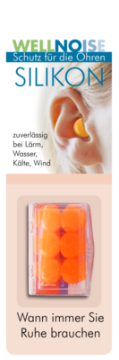 WELLNOISE Ohrenstopfen orange Blister - 3X2Stk
