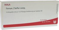 FERRUM SULFUR comp.Ampullen - 10X1ml