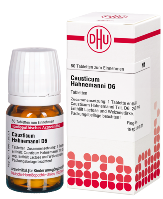 CAUSTICUM HAHNEMANNI D 6 Tabletten - 80Stk