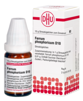 FERRUM PHOSPHORICUM D 10 Globuli - 10g - F - H