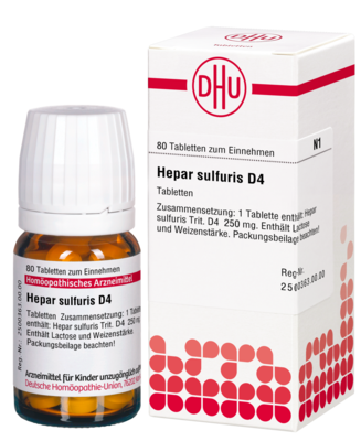 HEPAR SULFURIS D 4 Tabletten - 80Stk
