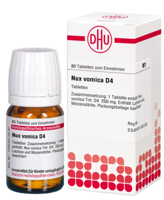NUX VOMICA D 4 Tabletten - 80Stk