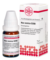 NUX VOMICA D 200 Globuli - 10g