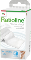 RATIOLINE acute Verbandmull 10 cmx2 m gerollt - 1Stk - Mullbinden & elastische Binden