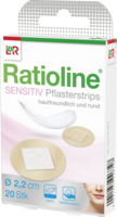 RATIOLINE sensitive Pflasterstrips rund - 20Stk - Pflasterstrips