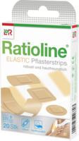 RATIOLINE elastic Pflasterstrips in 4 Größen - 20Stk - Pflasterstrips