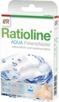 RATIOLINE aqua Duschpflaster 5x7 cm - 5Stk - Dusch- & Schwimmpflaster