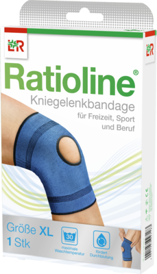 RATIOLINE active Kniegelenkbandage Gr.XL - 1Stk - Knie- und Beinbandagen