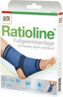 RATIOLINE active Fußgelenkbandage Gr.M - 1Stk - Fuß- und Rückenbandagen