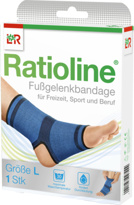 RATIOLINE active Fußgelenkbandage Gr.L - 1Stk - Fuß- und Rückenbandagen