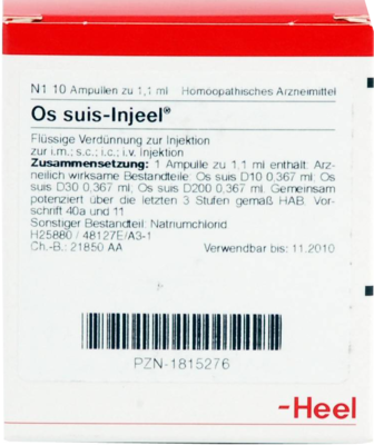 OS SUIS Injeel Ampullen - 10Stk