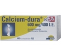 CALCIUM DURA Vit D3 600 mg/400 I.E. Kautabletten - 20Stk