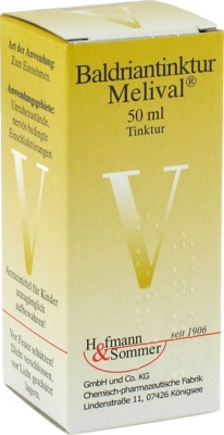 BALDRIANTINKTUR Melival - 50ml - Unruhe & Schlafstörungen