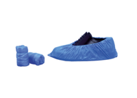 ÜBERSCHUHE Einmal Kunststoff blau - 100Stk