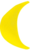 KIRSCHKERNKISSEN Mond gelb - 1Stk