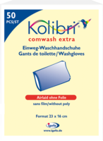KOLIBRI comwash extra Waschhandschuh unfol.16x24cm - 20X50Stk