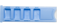 MEDIKAMENTENDISPENSER Tag/Nacht blau - 1Stk