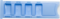 MEDIKAMENTENDISPENSER Tag/Nacht blau - 1Stk