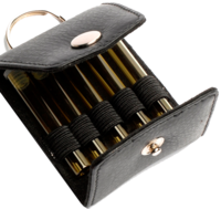 TASCHENAPOTHEKE 5er Notfall f.1,5 g Gl.schwarz - 1Stk