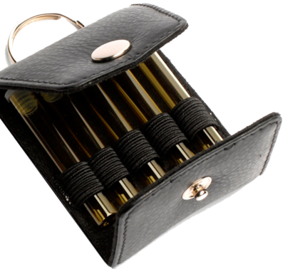 TASCHENAPOTHEKE 5er Notfall f.1,5 g Gl.schwarz - 1Stk