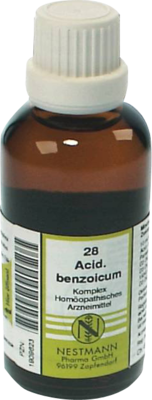 ACIDUM BENZOICUM KOMPLEX Nr.28 Dilution - 50ml