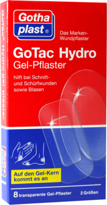 GOTAC HydroGel-Pflaster 2 Größen - 8Stk