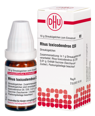RHUS TOXICODENDRON D 30 Globuli - 10g - R - T