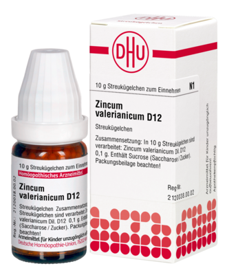 ZINCUM VALERIANICUM D 12 Globuli - 10g - U - Z