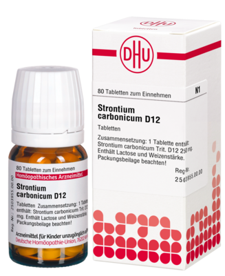 STRONTIUM CARBONICUM D 12 Tabletten - 80Stk
