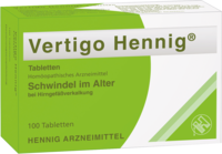 VERTIGO HENNIG Tabletten - 100Stk - Schwindel