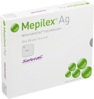MEPILEX Ag Schaumverband 15x15 cm steril - 5Stk