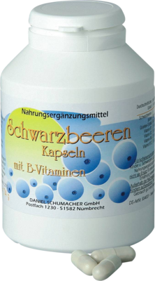 SCHWARZBEEREN Kapseln - 180Stk