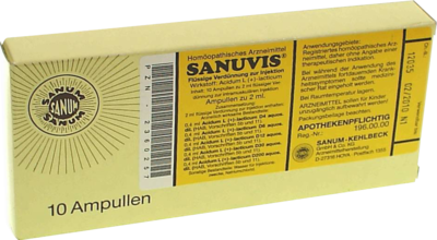 SANUVIS Injektion Ampullen - 10X2ml