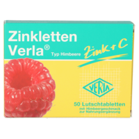 ZINK VERLA 5 mg Lutschtabl.Himbeere - 50Stk