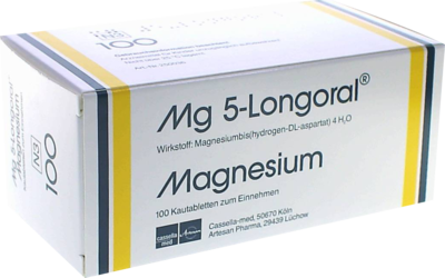 MG 5 LONGORAL Kautabletten - 100Stk - Magnesium