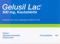 GELUSIL LAC Kautabletten - 50Stk - Entgiften-Entschlacken-Entsäuern