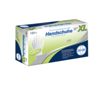 HANDSCHUHE Einmal Vinyl puderfrei XL - 100Stk