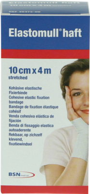 ELASTOMULL haft 10 cmx4 m Fixierbinde - 1Stk