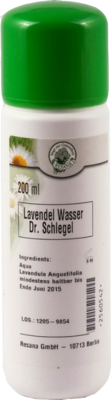 LAVENDELWASSER Dr.Schlegel - 200ml