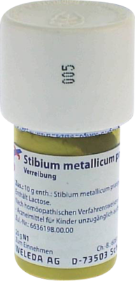 STIBIUM METALLICUM PRAEPARATUM D 10 Trituration - 20g