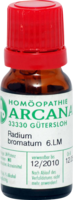 RADIUM bromatum LM 6 Dilution - 10ml