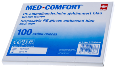 HANDSCHUHE Einmal f.Herren Karton - 100Stk