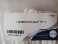 HANDSCHUHE Zwirn Gr.13 - 2Stk