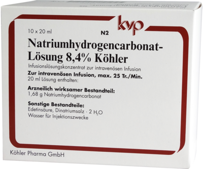 NATRIUMHYDROGENCARBONAT-Lösung 8,4% Köhler - 10X20ml