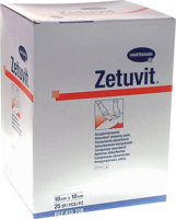 ZETUVIT Saugkompressen steril 10x10 cm - 25Stk